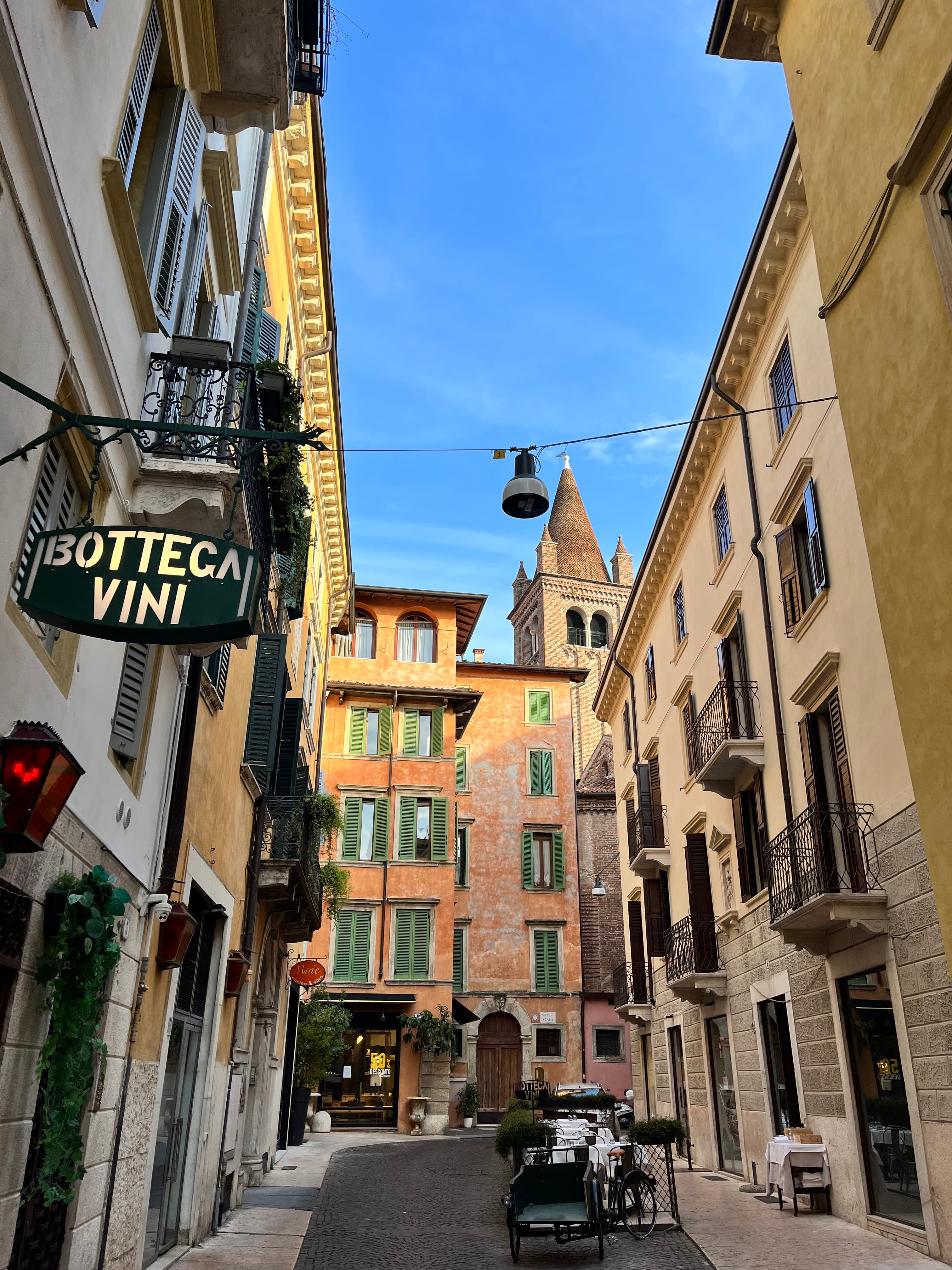 Antica Bottega del Vino in Verona, photographed during an Opera Atlas founder visit