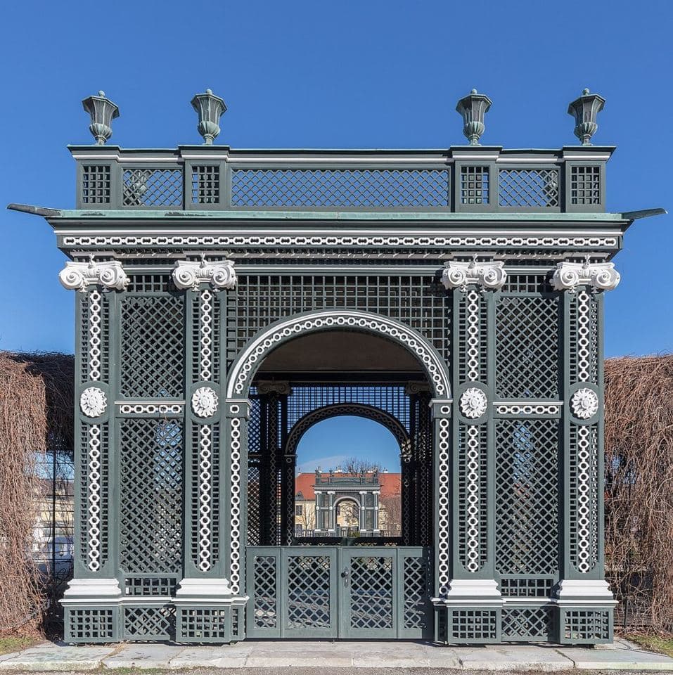 Garden pavilion at Schönbrunn Palace.