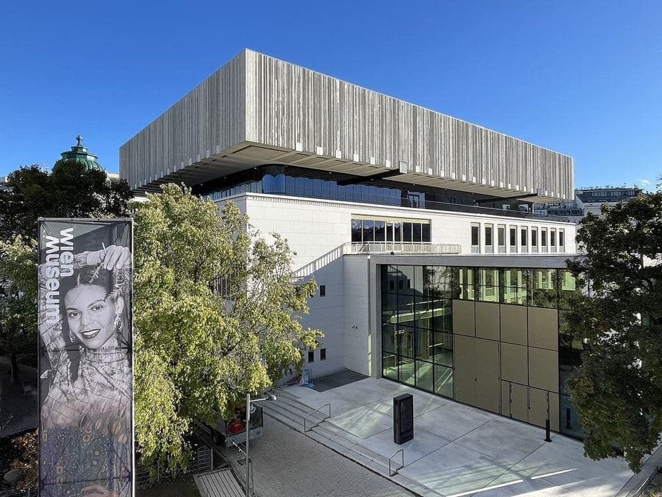 Wien Museum at Karlsplatz after its extension.