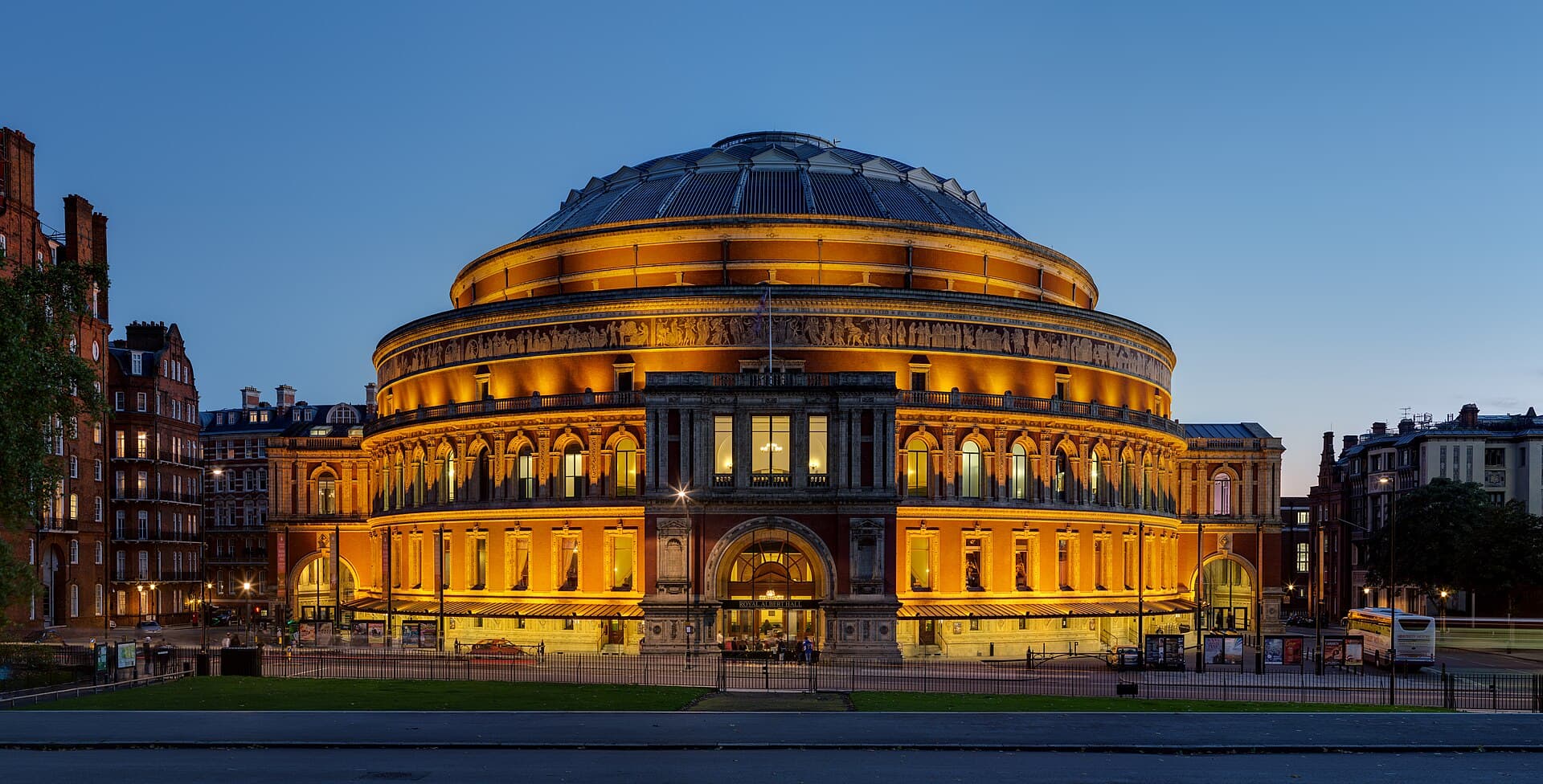 Royal Albert Hall, London — exterior photograph; not production photography